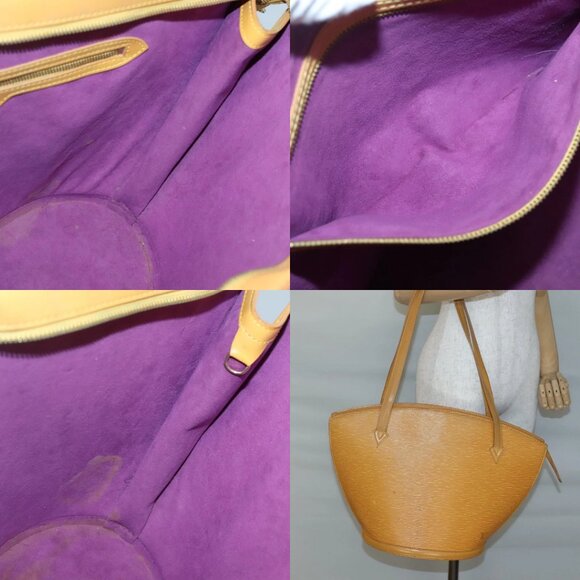 LOUIS VUITTON Epi Saint Jacques Shopping Shoulder Bag Yellow M52269 Auth gh575 - Picture 14 of 15